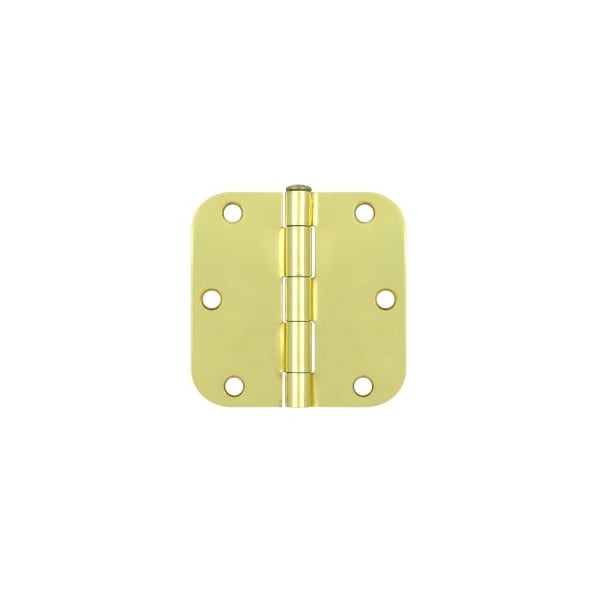 S35R53 5/8 Radius Hinge Polished Brass, 10PK
